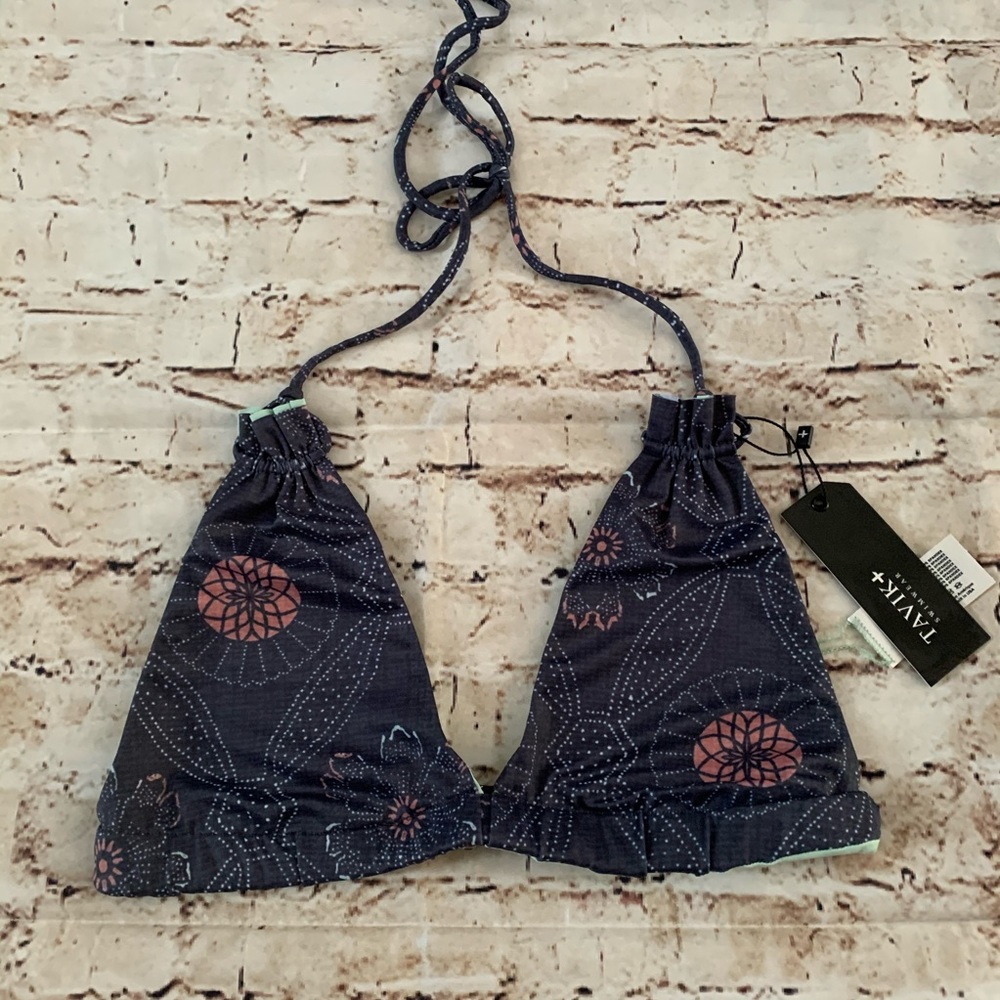 Tavik LILY triangle swim top Yokota Floral